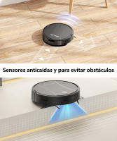 Robot Aspirador C2, Fregona, Aspira y Barre al mismo tiempo, 4000Pa, Autonomía de 150 Minutos, aplicación/remoto/control Blanco - details 6