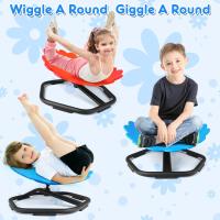 silla oscilante para sentarse y girar, juguetes de equilibrio sensorial, sillas para autismo y TDAH, equipo de juego para - details 24