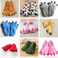 Suaves Zapatillas de Invierno de Dinosaurio Monstruo Calidez para Hombres, Mujeres, Niños - details 0