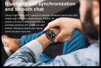 2025 nuevo reloj inteligente militar para hombres impermeable al aire libre rastreador de actividad/deporte Monitor de salud 2,10 "BT llamada Smartwatch - details 5