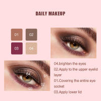 Paleta de Sombras de Ojos Bsimone de 24 Colores Resistente al Agua, Mate Perla Brillante - details 8