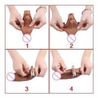 Empaque privado SEXY Extensor Realista Anillo Vibrador Funda para Pene Aumento Retraso de Eyaculación Condón Reutilizable Juguetes Sexuales para Hombres - details 7
