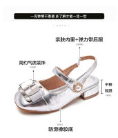 Zapatos de cuero para niños con vestido niña Mary Jane sandalias de moda - details 1