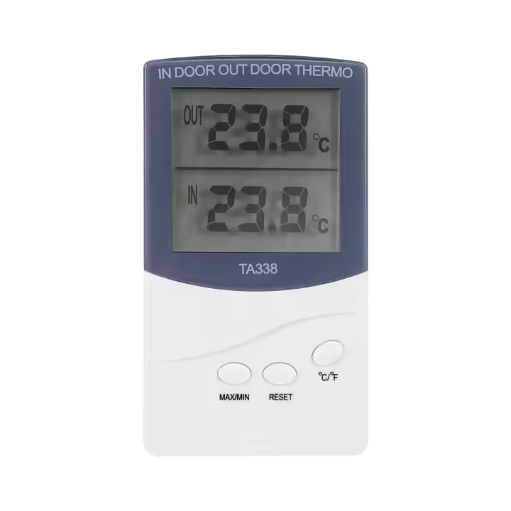Termómetro digital con sonda de temperatura interior y exterior. - 1