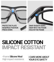 Kapvoe, gafas de baloncesto para hombre, gafas de fútbol a prueba de viento, gafas para deportes al aire libre, gafas de ciclismo resistentes a impactos de fútbol - details 5