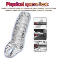 Leten Extender Condón reutilizable Retraso de la eyaculación Funda Dick Dildo masculino Juguetes sexuales para hombres Adultos 18+ Productos eróticos - details 16