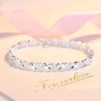 Pulsera de plata de alta calidad para mujer, cadena de varios estilos para fiesta de boda, hermoso regalo de joyería - details 7
