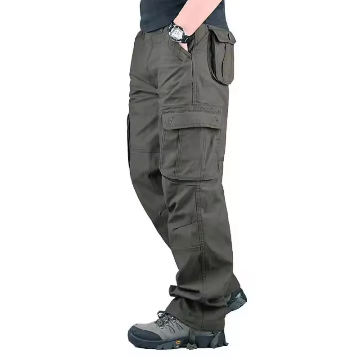 Pantalones de carga tácticos para Hombre, monos de algodón, pantalones de trabajo al aire libre, ropa de Hombre de talla grande, pantalones de senderismo de camuflaje - 1