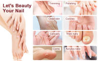 Kit Profesional de Manicura y Pedicura sin Cable Set Eléctrico Portátil para Cuidado de Uñas Recargable - details 4