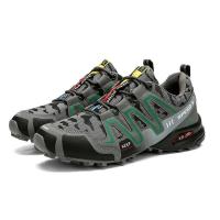 Zapatos de senderismo impermeables para hombre, calzado de cuero ligero y cómodo, antideslizante para caminar - details 14