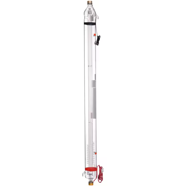 SucceBuy Tubo láser de CO2 de 90 W, 49,2 pulgadas (1250 mm) de longitud para grabador láser, tubo cortador láser de vidrio de borosilicato - 1