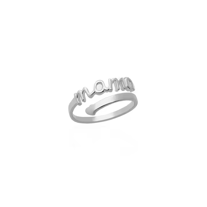 AVANCY Anillo de plata de ley Joyería Regalos para mamá izo Medición estable - 100% hecho en España - 1