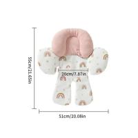 Cojín de Asiento de Carrito de Bebé Transpirable Almohadilla de Soporte de Cabeza y Cuello para Carrito de Bebé - details 9