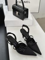 Zapatos de tacón alto de boca baja de tacón fino con punta puntiaguda francesa para mujer, nuevas sandalias de cabeza con bolsa de lazo de viento a altas horas de la noche. - details 38