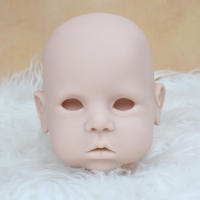 Accesorios Reborn de silicona para niños pequeños, Kit de muñeca sin terminar, 26 pulgadas, Color fresco, tacto suave, sin pintar - details 1