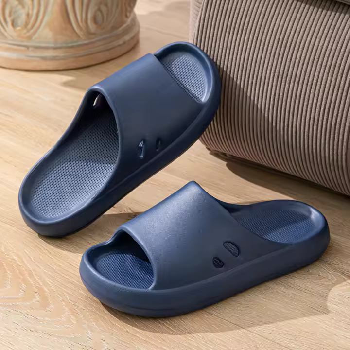 Casa de una palabra antideslizante suave y cómodo baño hotel pareja zapatillas frescas - 1