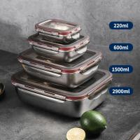 Juego de Fiambrera de Acero Inoxidable 304 Caja Bento con Calefacción para Microondas - details 7