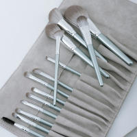 Conjunto de pinceles de maquillaje de 14 piezas pinceles de sombra de ojos pinceles sueltos pinceles de base de labios pinceles rubor conjunto completo de pinceles de belleza imagen como un conjunto incluido - details 3