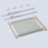 Cama colgante con ventana para gato, hamaca suave para mascotas, casa para gatitos, marco de escalada, asiento - details 4