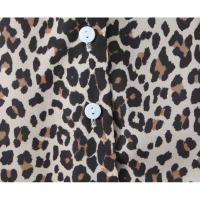 Vestido Mini de Verano con Estampado de Leopardo Manga Abullonada, Cuello en V, Lazo, Moda para Mujeres 2025 - details 3