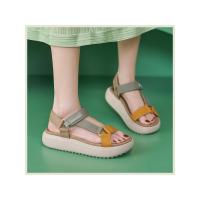 Nuevo 2025 sandalias jóvenes, deportes casuales, plataforma cómoda, Velcro, zapatos de mujer de gran tamaño - details 5