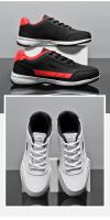 Zapatos casuales de cuero para hombre, zapatillas de deporte para exteriores, zapatos para caminar para todas las estaciones, suela suave, moda - details 6