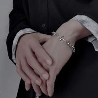 Pulsera Vintage de estrella de seis puntas para mujer y niña, joyería de fiesta a moda, brazalete Punk de Hip Hop, pulseras con colgante para pareja, anillo de regalo - details 2