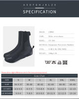 CXWXC-cubierta de zapatos impermeable para ciclismo de montaña, botas de goma reflectantes a prueba de viento, para primavera, Otoño e Invierno - details 1
