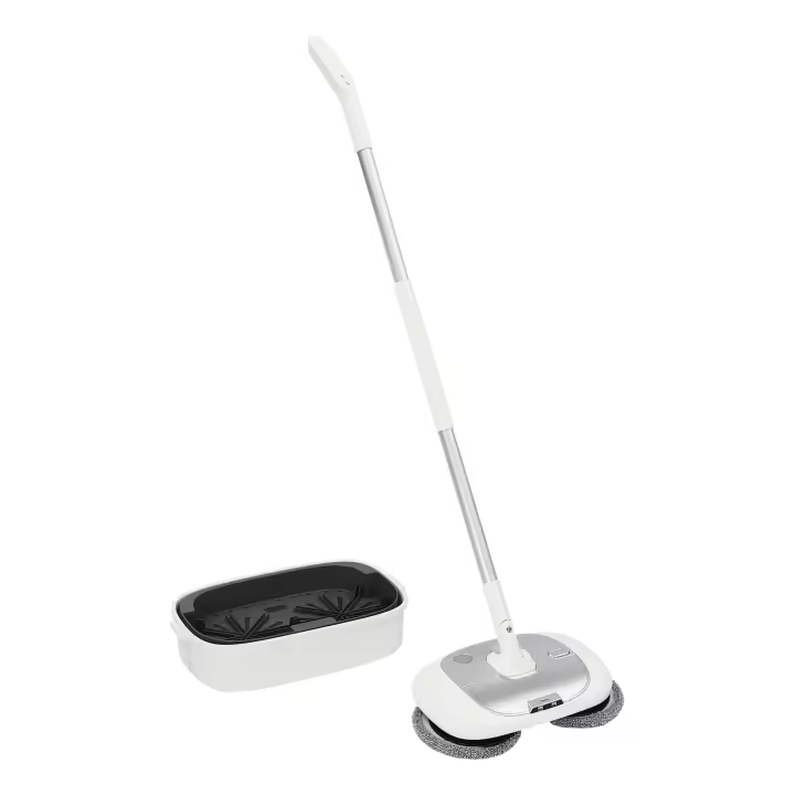 Fregona eléctrica inalámbrica con taza medidora, Cubo de limpieza, adaptador, tubo de plástico antideslizante de bajo ruido - 1