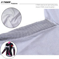 Conjunto de ropa de Ciclismo de X-TIGER para mujer, Jersey transpirable de manga larga para bicicleta de montaña, otoño - details 8
