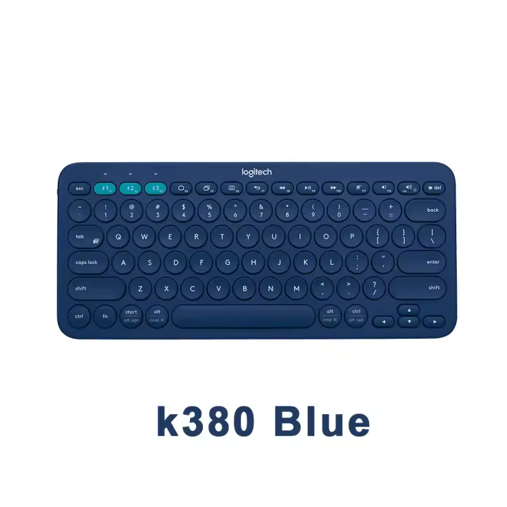 Logitech-teclado inalámbrico multidispositivo K380, Original, ultrafino, portátil, para Windows, Mac, Chrome, IOS y Android - 1