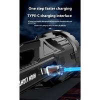Potente reflector LED multifunción para exteriores, recargable por USB Luz de trabajo, linterna LED de largo alcance para acampar - details 14