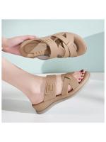 Sandalias de suela gruesa de verano 2025 para mujer, casuales y cómodas, talla grande, pantuflas sencillas y versátiles, libres para hacer ejercicio - details 5