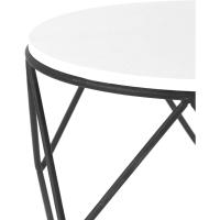 Juego de 2 Mesas Auxiliares Mesa de Centro con Función de Cesta Mesa de Sala Mesa de Metal - details 12