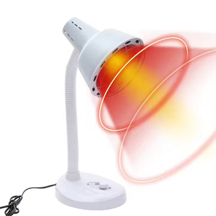 Lámpara de Infrarrojos Ajustable de 275 W Luz Terapéutica para Alivio de Frío y Tensión Muscular - 1