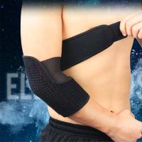 2Pcs Sports Compression Elbow Support Brace Adjustable Training Elbow Wrap Arm Band for Golfer, Bursitis, Tendonitis, Joint Pain - details 1