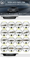 Sensores de oxígeno con sonda Lambda para LEXUS IS200, DOX-0205 WEIDA AUTO PARTS89465-20450, 1999-2005, 89465-20520, 89465-20560 - details 0