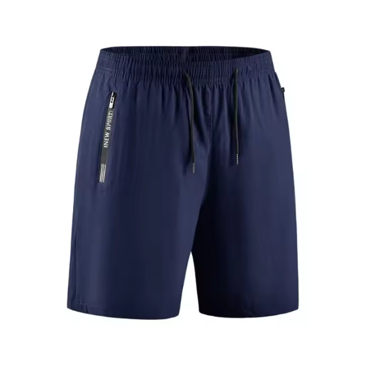 Nuevos pantalones cortos de seda de hielo para hombre, pantalones deportivos ligeros y sueltos para exteriores, transpirables y versátiles - 1