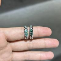 Diamante blanco azul verde hombres mujeres anillo S925 plateado 18k oro fiesta Hiphop anillos para mujeres hombres - details 5