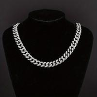Collar de Cadena Cubana de Acero Inoxidable para Hombres y Mujeres, 2 piezas, Colgante Cruzado Iced Out, 13MM, Regalo de Moda Hip Hop - details 5
