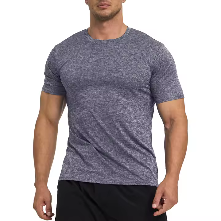 Camiseta transpirable de secado rápido para correr, camiseta de gimnasio - 1