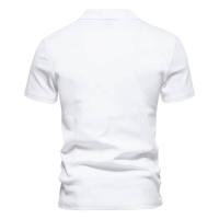 Camisa Henley para hombre Slim Fit Algodón Manga corta Camiseta casual Jogger Camisetas para hombre Tops sueltos - details 11