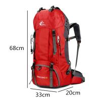 Mochila impermeable al aire libre para acampar, senderismo, trekking, viajes Molle, Nuevo para 2024, 60L - details 4