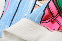 Jersey de manga larga con cuello redondo para mujer, Jersey holgado, deportivo, informal, estampado, Otoño, 2023 - details 8