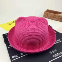 Gorra para niños, decoración de orejas para niños de verano, sombrero de Panamá ppy para niño sólido - details 10