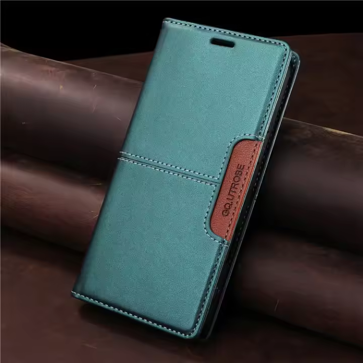 Funda de cuero para teléfono magnética flip Protectora y soporte para Samsung Galaxy - 1