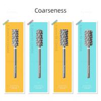 HYTOOS 5XC Pro Series brocas acrílicas para uñas 2 vías seguridad 6,6mm barril redondo broca de carburo para uñas quitar accesorios de taladro de Gel duro - details 1