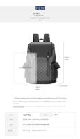 Mochila de Hombre Impermeable y Resistente al Desgaste Paquete de Negocios al Aire Libre de Ocio - details 5