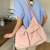 Bolso cruzado de nailon de gran capacidad con múltiples bolsillos, bolso de hombro deportivo para hombre, bolso de mensajero de lona portátil de estilo coreano, bolso de viaje - details 10