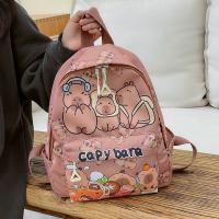 Mochila bonita de capibara de gran capacidad, mochila escolar ultraligera transpirable para estudiantes, bolsa de libros de dibujos animados de nailon - details 27